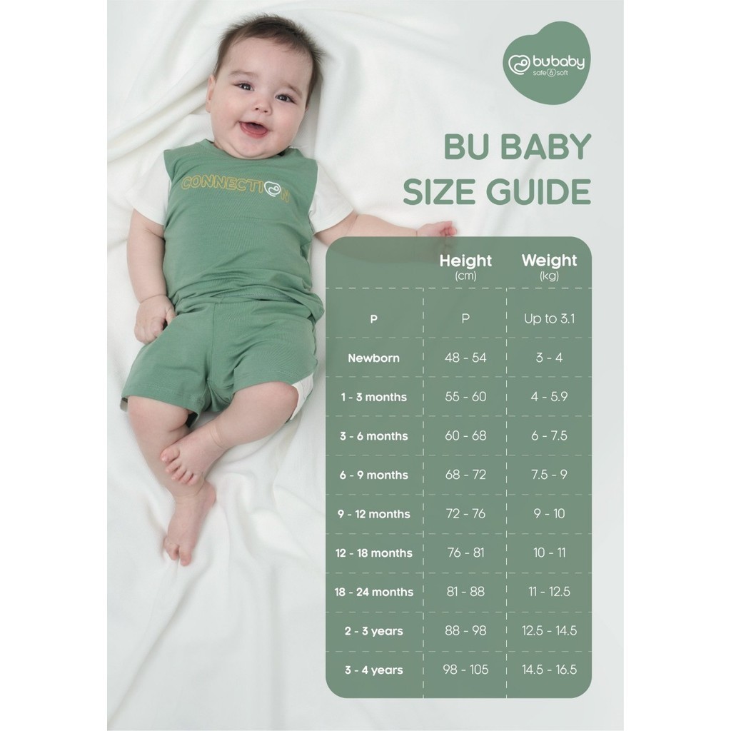 (6M-5Y) Set 2 áo ngắn tay cổ tròn Siro BSR330401 - BSR330403 | Quần áo BU Baby chính hãng