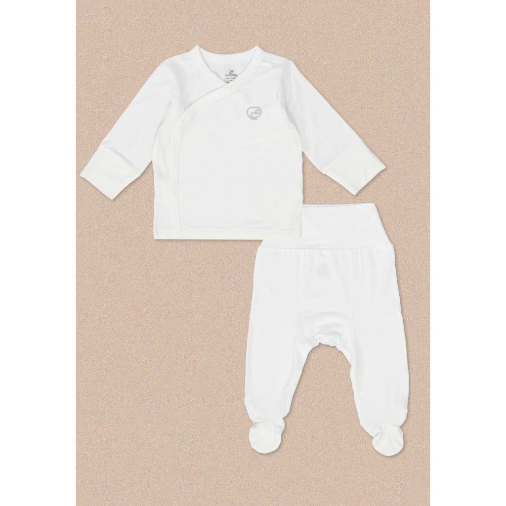 (NB-3M) Bộ dài tay cài chéo Bambus - BBB110810 | Quần áo BU Baby Chính hãng