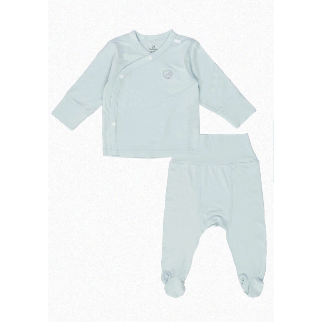 (NB-3M) Bộ dài tay cài chéo Bambus - BBB110810 | Quần áo BU Baby Chính hãng