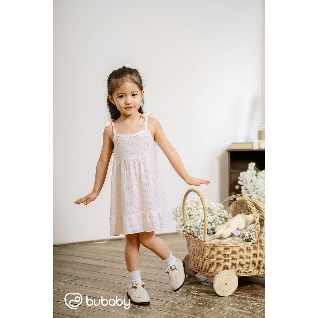 (12M-5Y) Váy 2 dây bèo gấu Molist - BMD55BG00 | Váy BU Baby Chính hãng