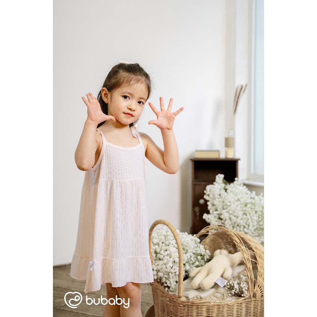 (12M-5Y) Váy 2 dây bèo gấu Molist - BMD55BG00 | Váy BU Baby Chính hãng
