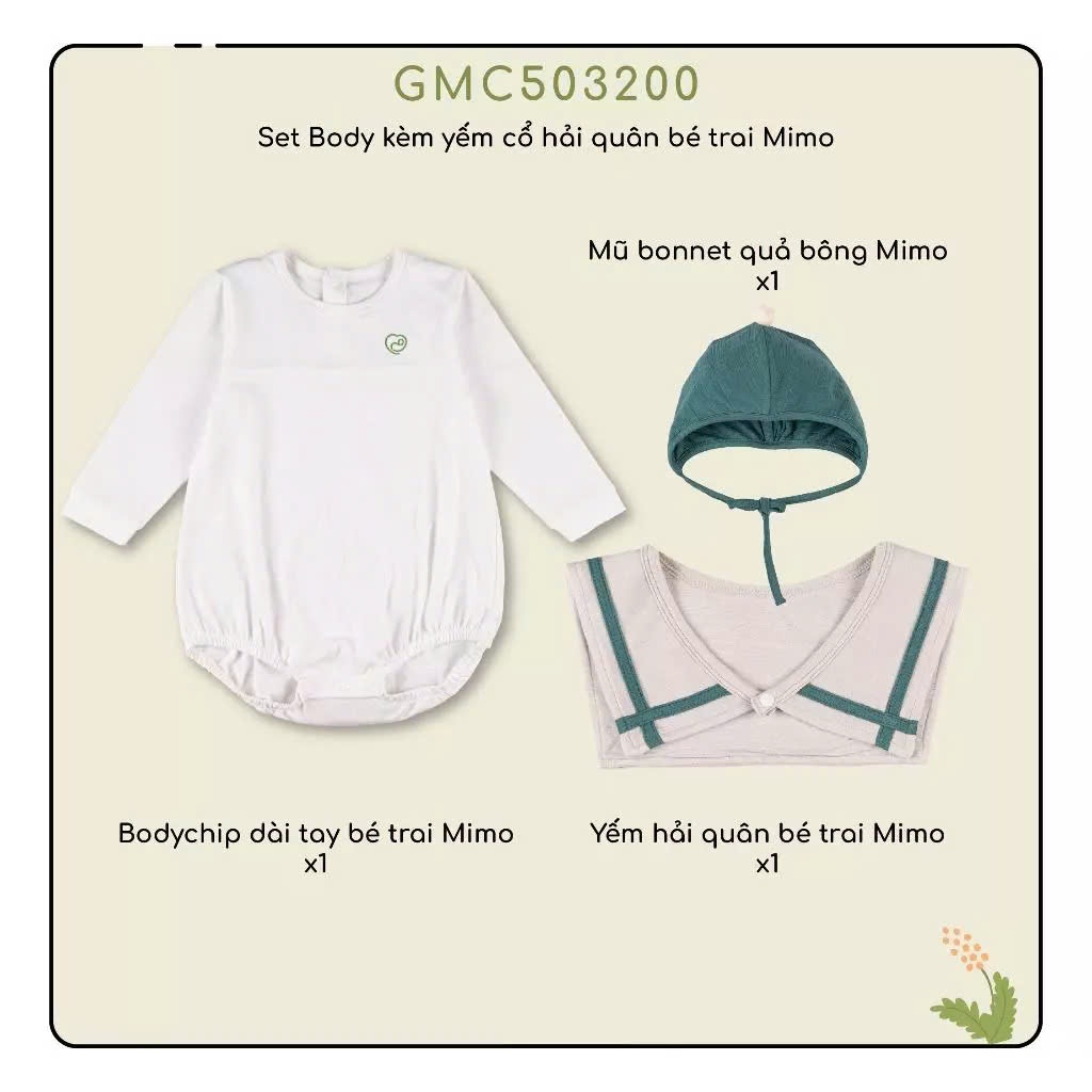 Set quà tặng cao cấp dành cho bé 100% sợi tự nhiên - Kèm hộp quà tặng bubaby - Set quà sơ sinh Bubaby - Gift Set Bubaby