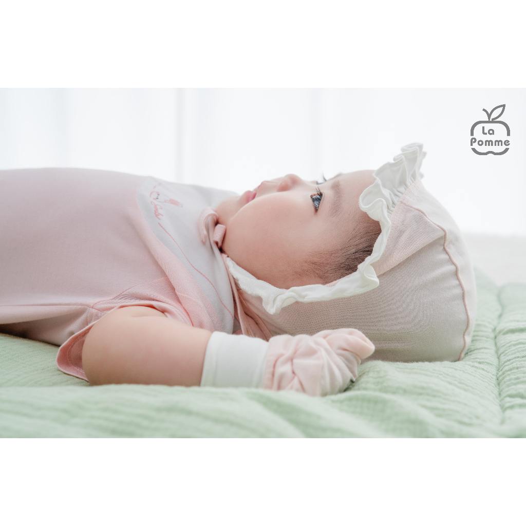 LaPom Bodychip cộc tay La Pomme phối cổ ngọt ngào - Đồ sơ sinh cho bé - Đồ sơ sinh bé trai - Baby - Đồ sơ sinh bé gái