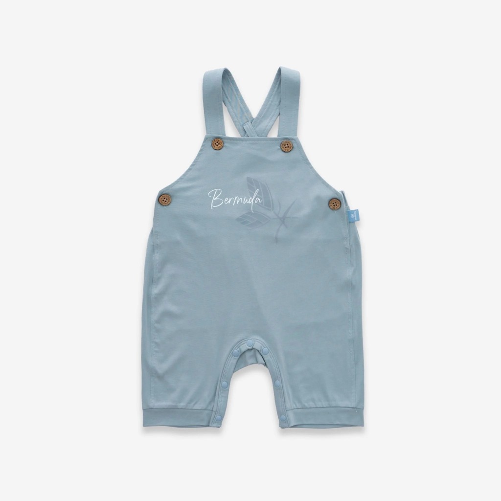 (3M-18M) Quần yếm đùi 2 dây Muda BU Baby - Kyomi BBC4352MD Quần áo Bubaby Chính Hãng