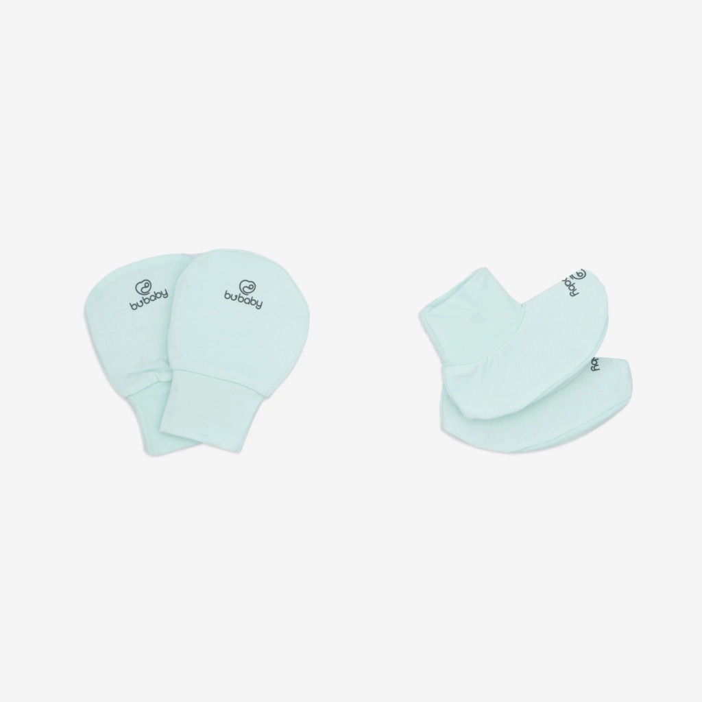 Tổng hợp các set Bao Tay Bu baby Bao Chân BU baby sợi tre mềm mướt | Phụ kiện BU baby chính hãng