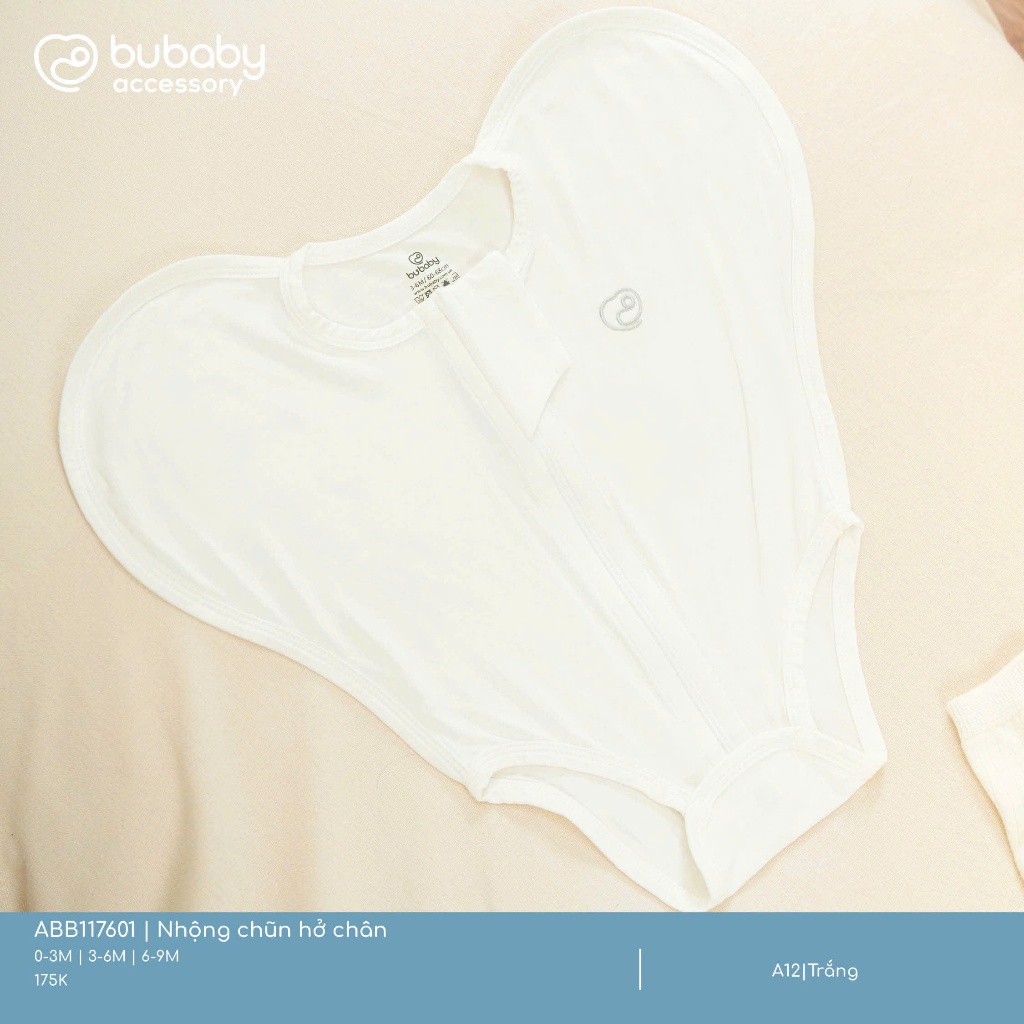 (0M-9M) Nhộng chũn hở chân Chất liệu vải tre Bambus siêu mềm mại và an toàn - ABB117601| Phụ kiện BU Baby Chính hãng