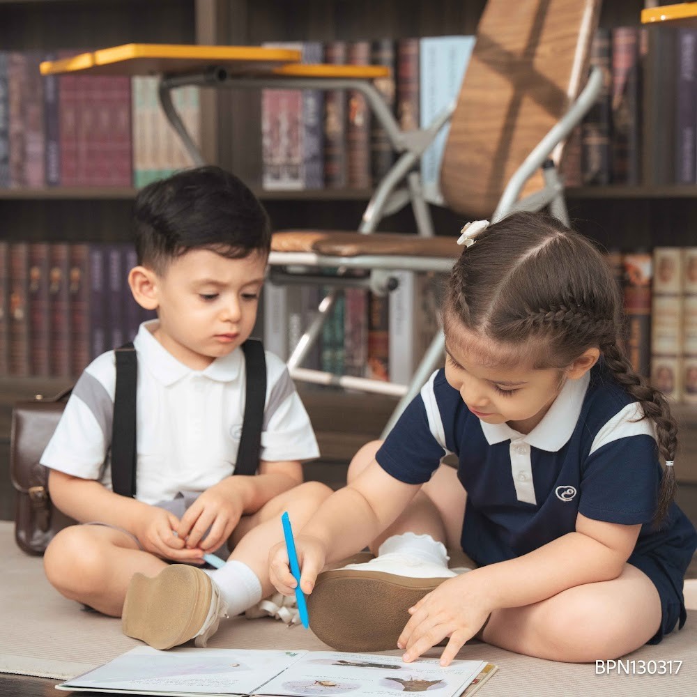 (6M-5Y) Bộ quần áo ngắn tay cổ Polo cho bé chất liệu sợi tre và bông hữu cơ - Quần áo Bu baby Ponie BPN130308