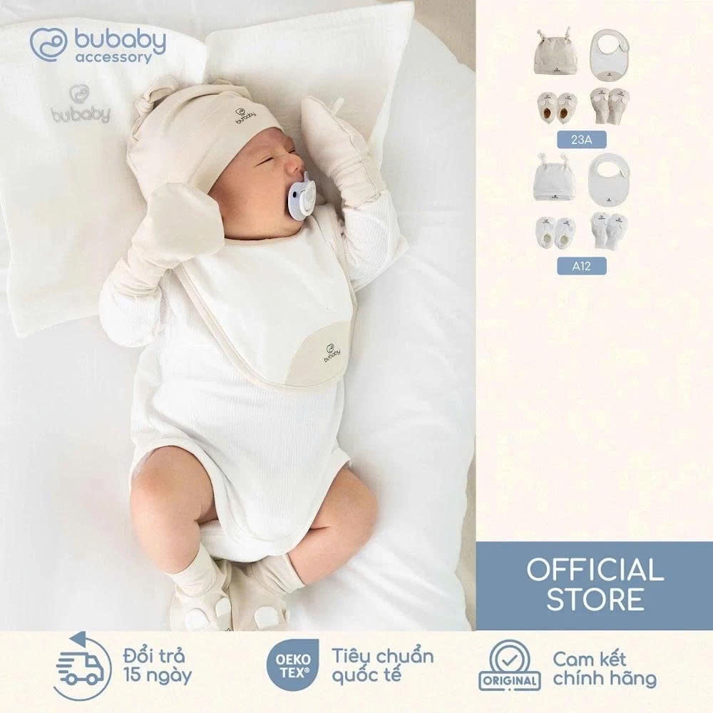 Set phụ kiện Bubaby cho bé trai bé gái | Phụ kiện BU Baby chính hãng