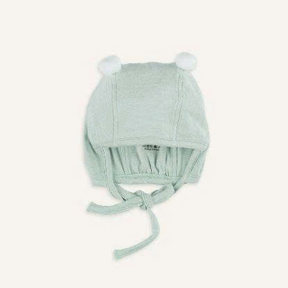 BU Baby (0-12M) Mũ Buộc dây Quả bông ABC1943QB Muda cho bé trai, bé gái  sơ sinh - Bamco  - Mũ bu baby - Mũ Bu sơ sinh