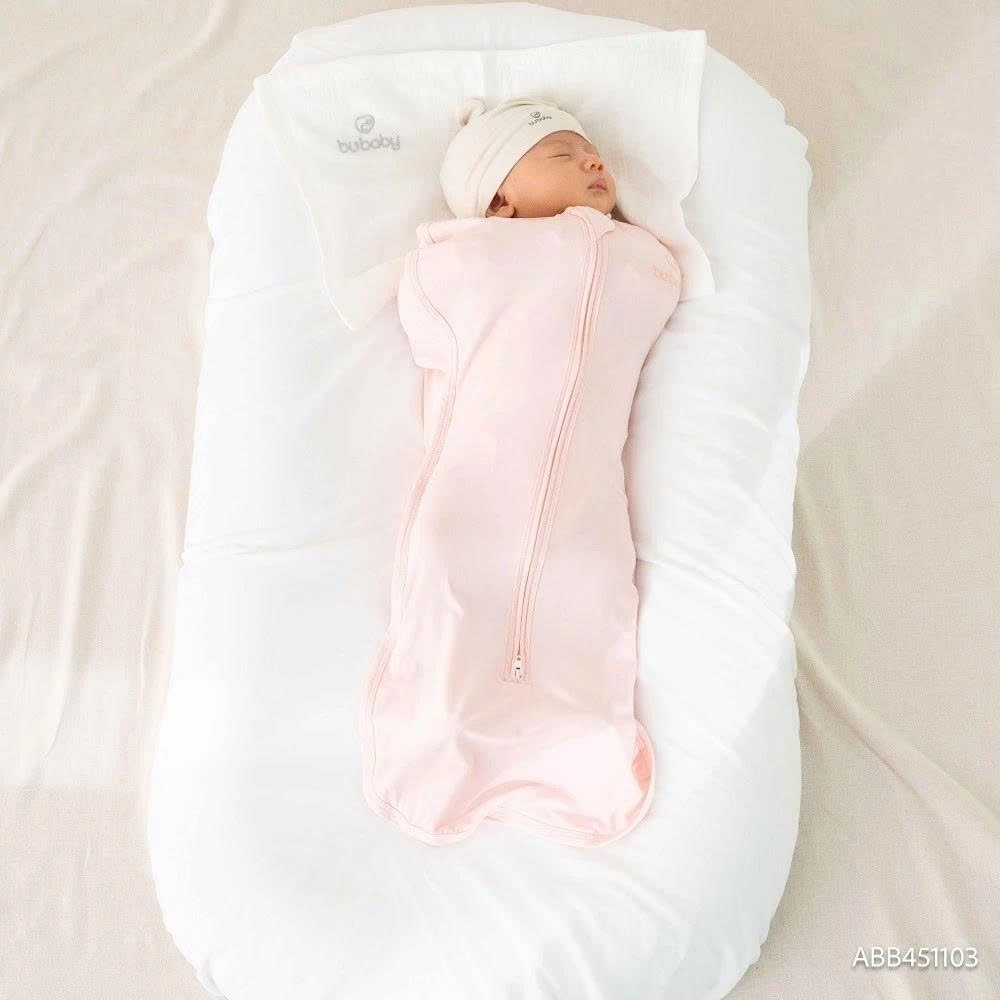 (0M-9M) Túi ngủ cho bé ABB451100 ABB451103 - chất sợi tre khoá kéo 2 chiều BUbaby - Túi ngủ BUbaby chính hãng