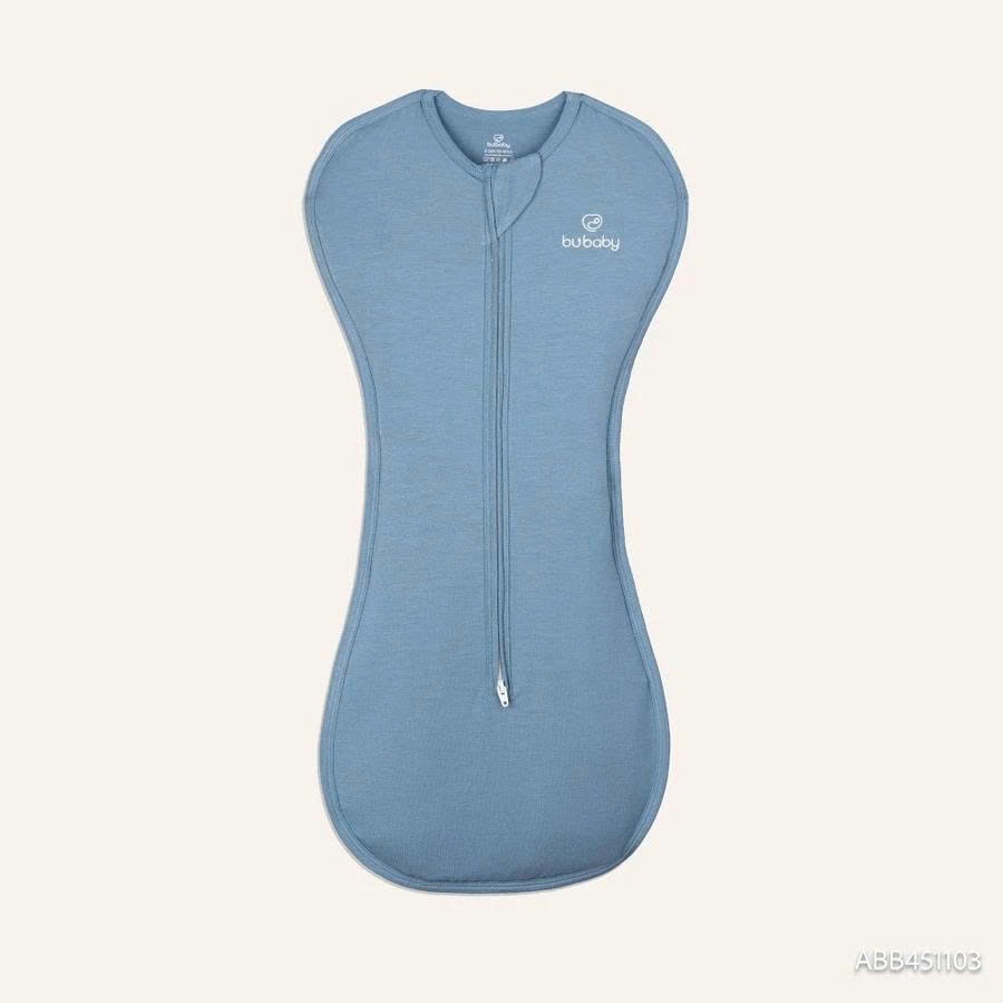 (0M-9M) Túi ngủ cho bé ABB451100 ABB451103 - chất sợi tre khoá kéo 2 chiều BUbaby - Túi ngủ BUbaby chính hãng