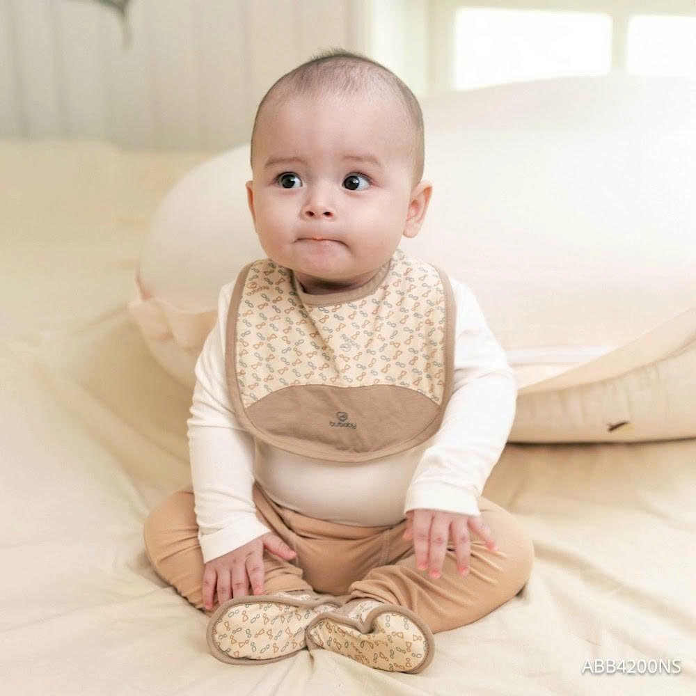 (0-6M) Giày vải sợi tre thay thế tất sơ sinh Bubaby ABB4200NS ABB420000 | Phụ kiện BUbaby chính hãng