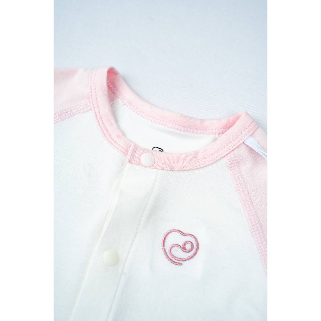 BU Baby (1M-12M) Bộ dài tay cài giữa thoáng mát cho bé Bubaby Bambus IBB110200 | Quần áo chính hãng