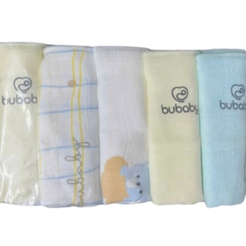 (Freesize) Set khăn sữa Mix màu Pack Bamboo Cotton Muslin - ABM100005 AMU104806 | Phụ kiện BU Baby Chính hãng