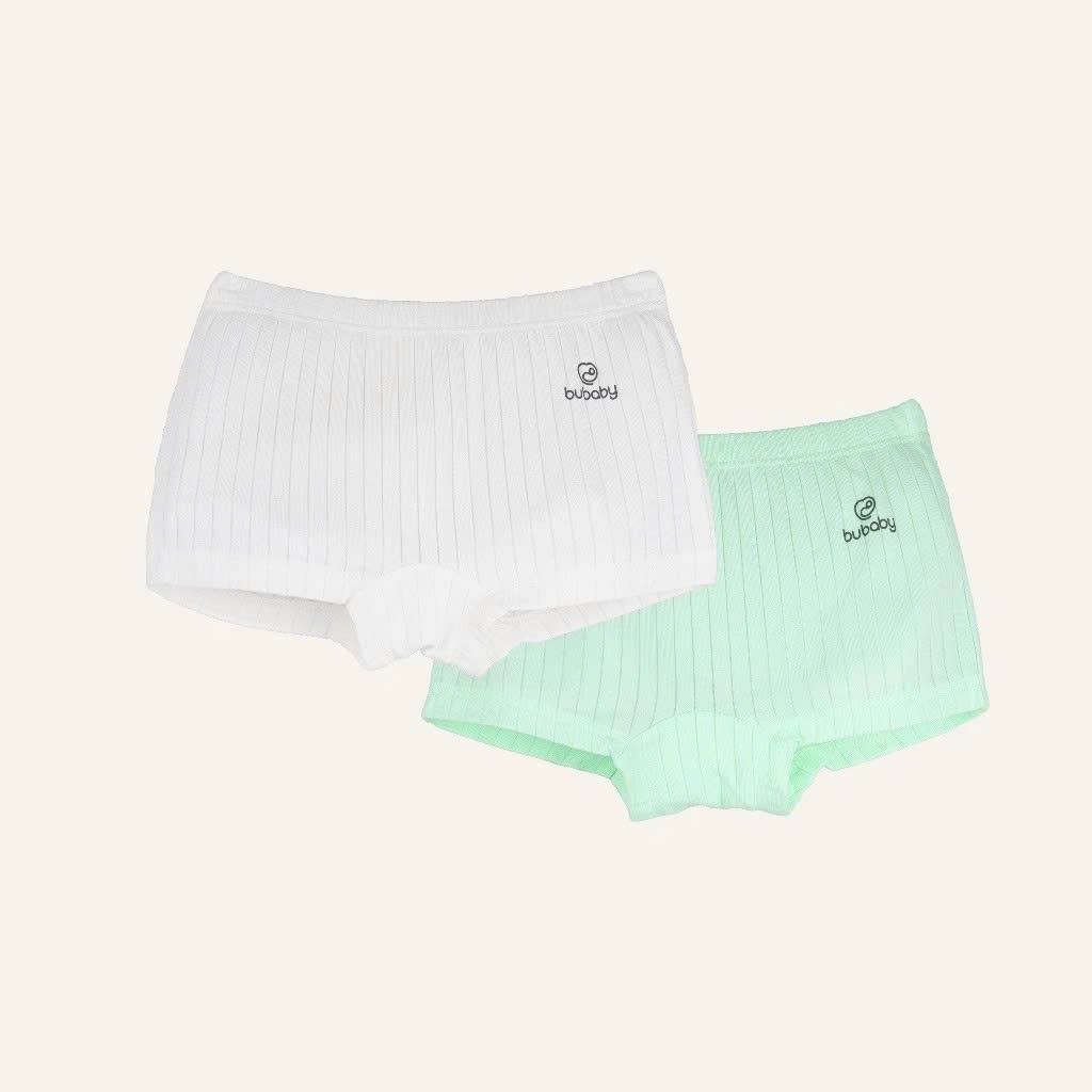 BU Baby (1Y-5Y) Set 2 Quần Chip Đùi Bé Gái Bu baby Vải Bamboo Mềm Mịn - Quần chip bubaby