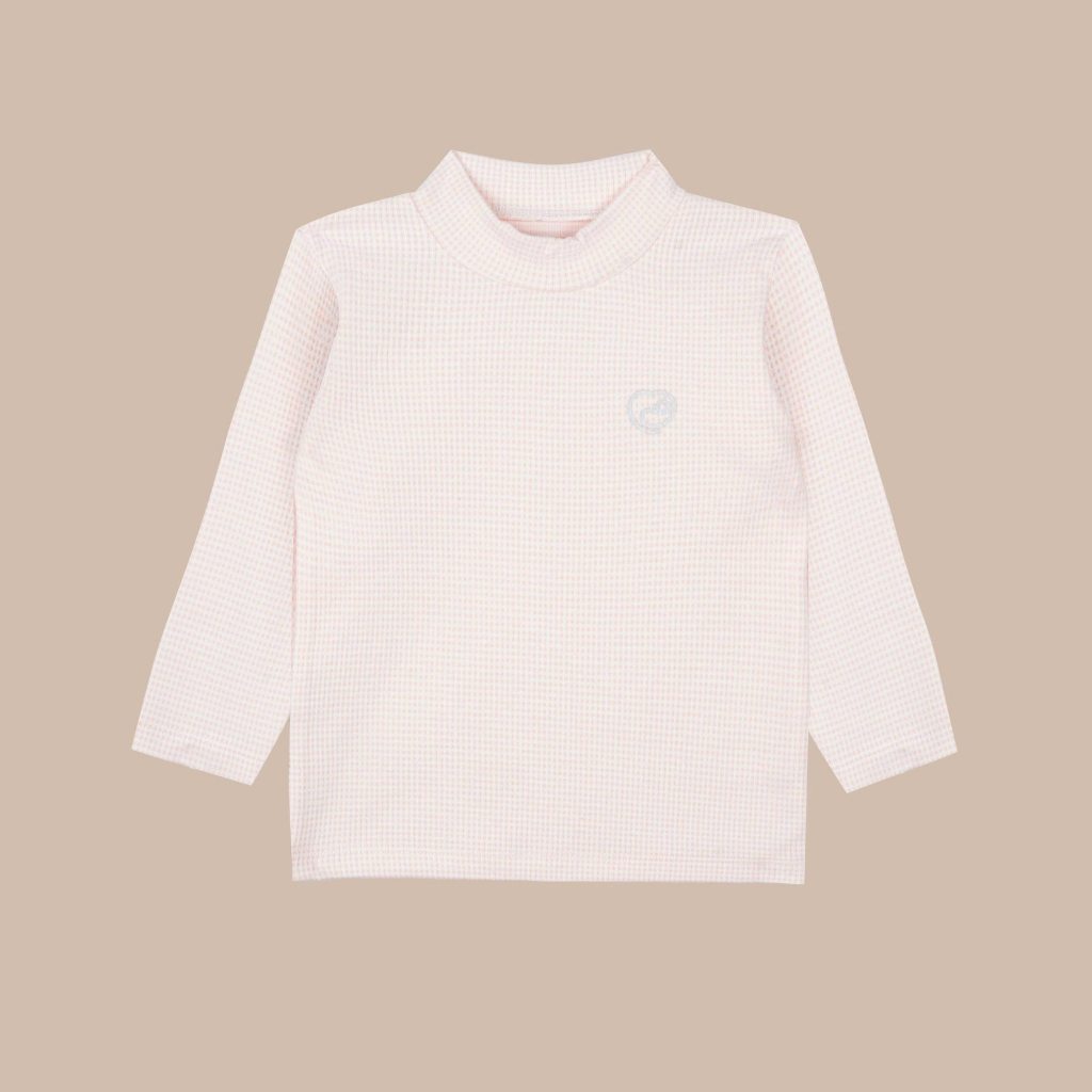 (6-5Y) Bubaby Lapome Áo dài tay cao cổ - Áo giữ nhiệt Bubaby