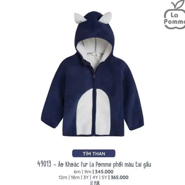 Lapomme (6M-5Y) Áo khoác, Áo Gile cho bé trai bé gái