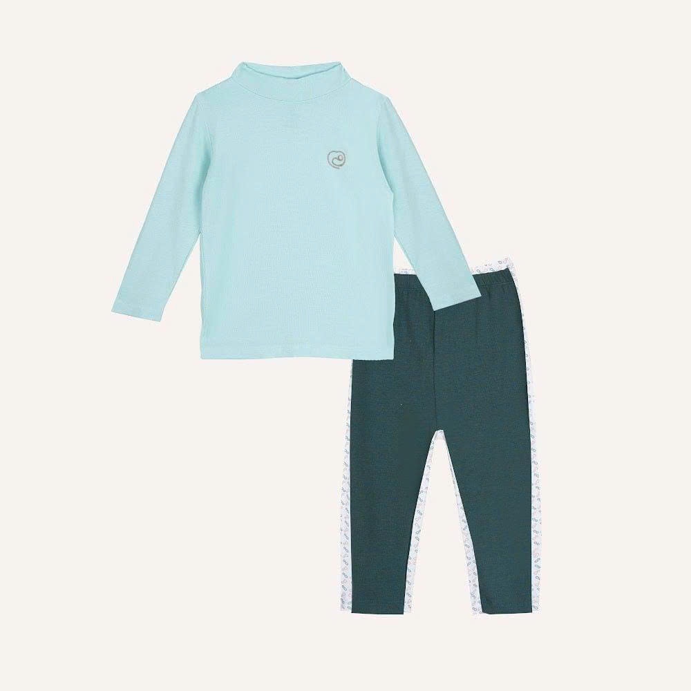 BU Baby (6M-5Y) Bộ dài tay cổ tròn Thu êm BU Siro BSR110402 BSR110406 | Quần áo BUbaby chính hãng