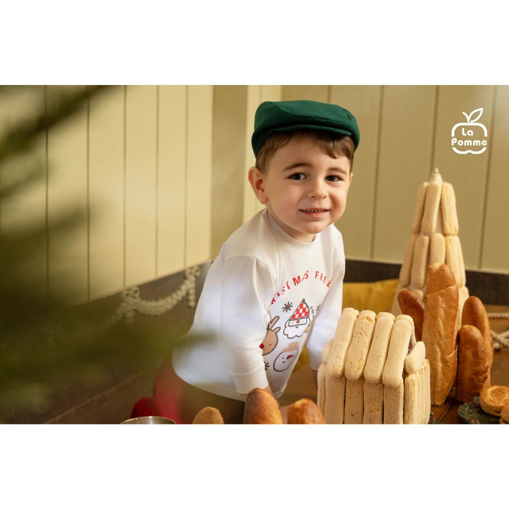 Lapom Bộ dài tay La Pomme bữa tiệc giáng sinh - Đồ Noel cho bé - Đồ noel Lapom