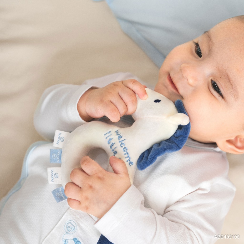 BU Baby Lục Lạc Thú Nhồi Bông Kích thích giác quan Cho Bé Nhỏ Xinh, Êm Ái, Bé Cầm Là Mê I ACT4696NX