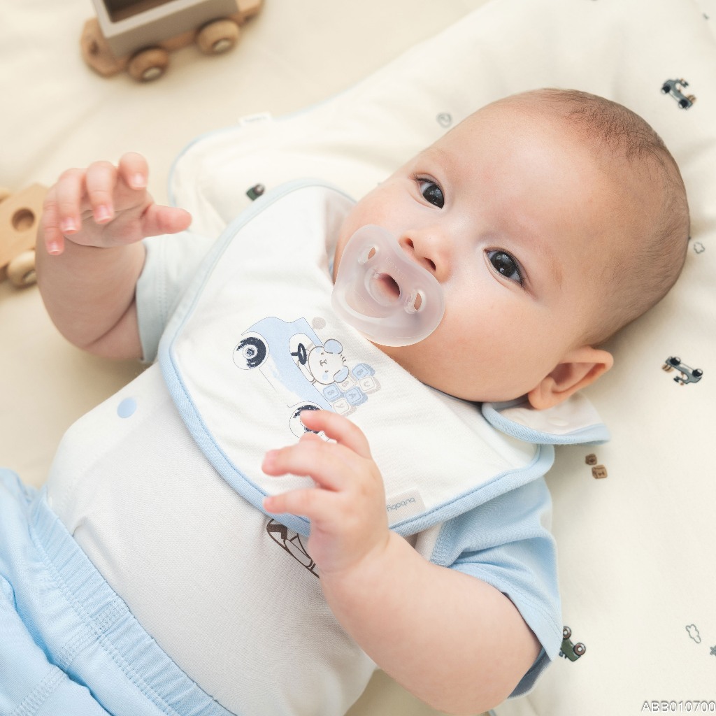 BU Baby Yếm cài lệch BU Bamboo ABB010700 | Phụ kiện sơ sinh chính hãng