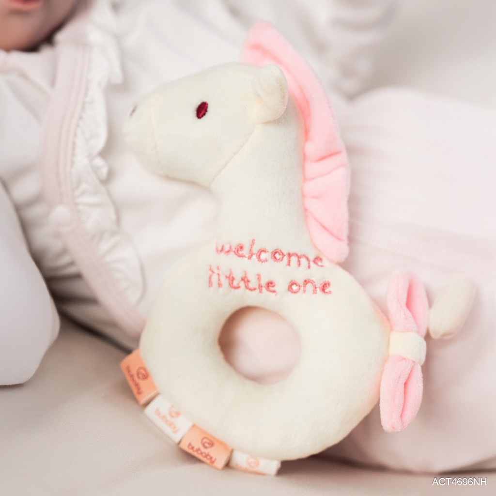 BU Baby Lục Lạc Thú Nhồi Bông Kích thích giác quan Cho Bé Nhỏ Xinh, Êm Ái, Bé Cầm Là Mê I ACT4696NX