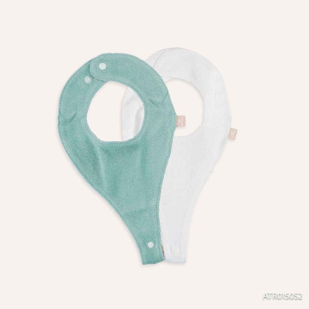 (Freesize) Yếm treo ti giả Set 2 Bubaby Cotton ATR0150S2| Phụ kiện BU Baby chính hãng