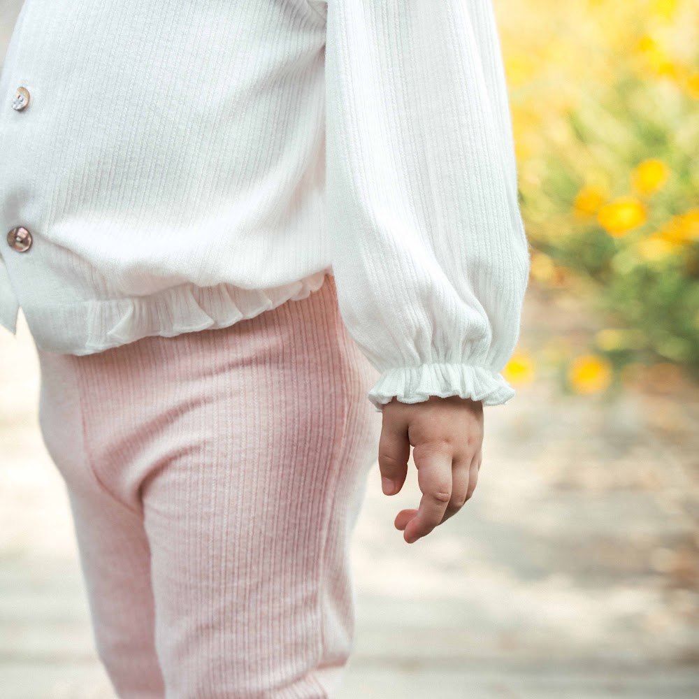 BU Baby (6M-4Y) Bộ dài tay cài giữa bèo gấu Bé gái BWL1102BG | Quần áo Bubaby chính hãng