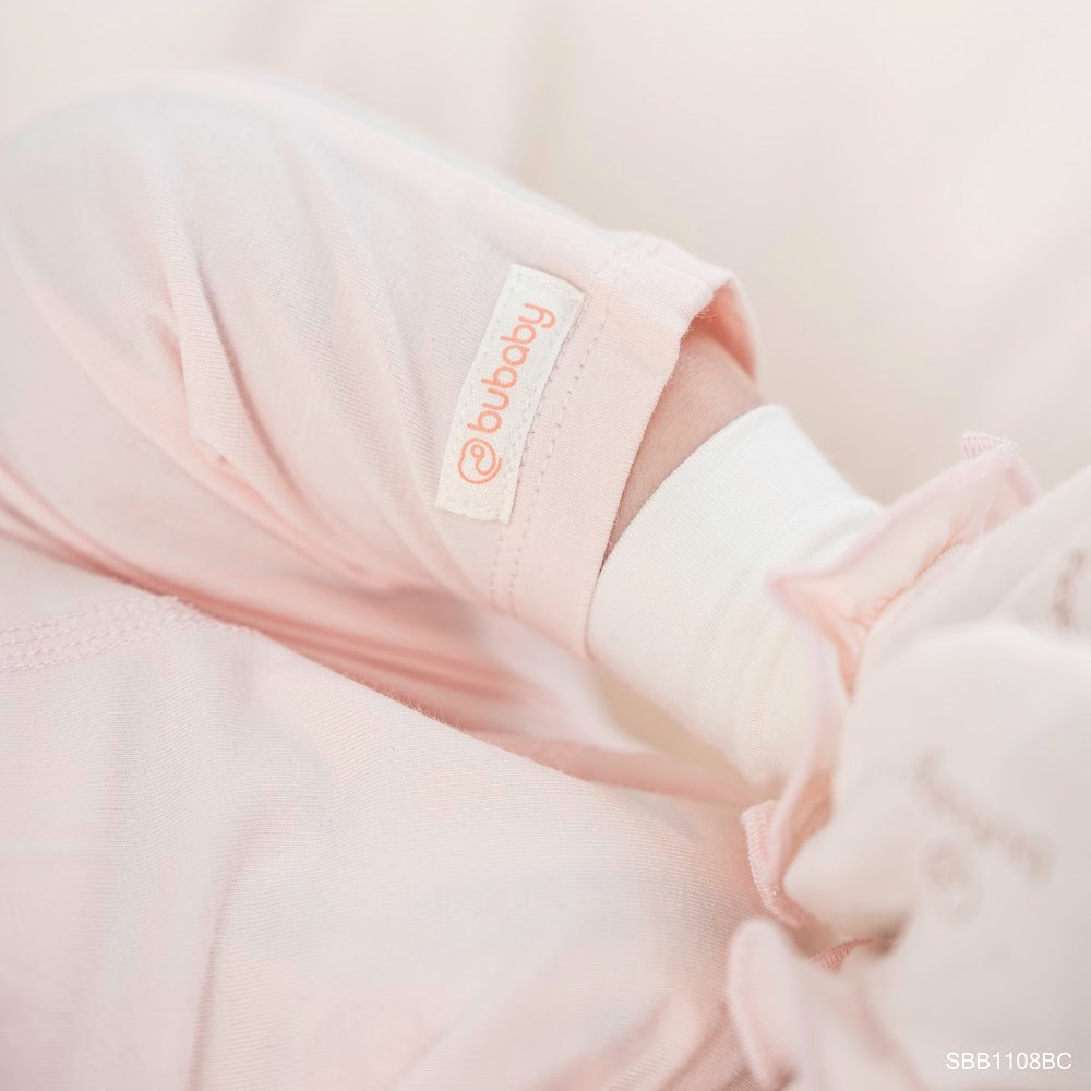 BU Baby (0M-3M) Bộ dài tay cài chéo bèo cổ Bamboo SBB1108BC | Quần áo sơ sinh chính hãng