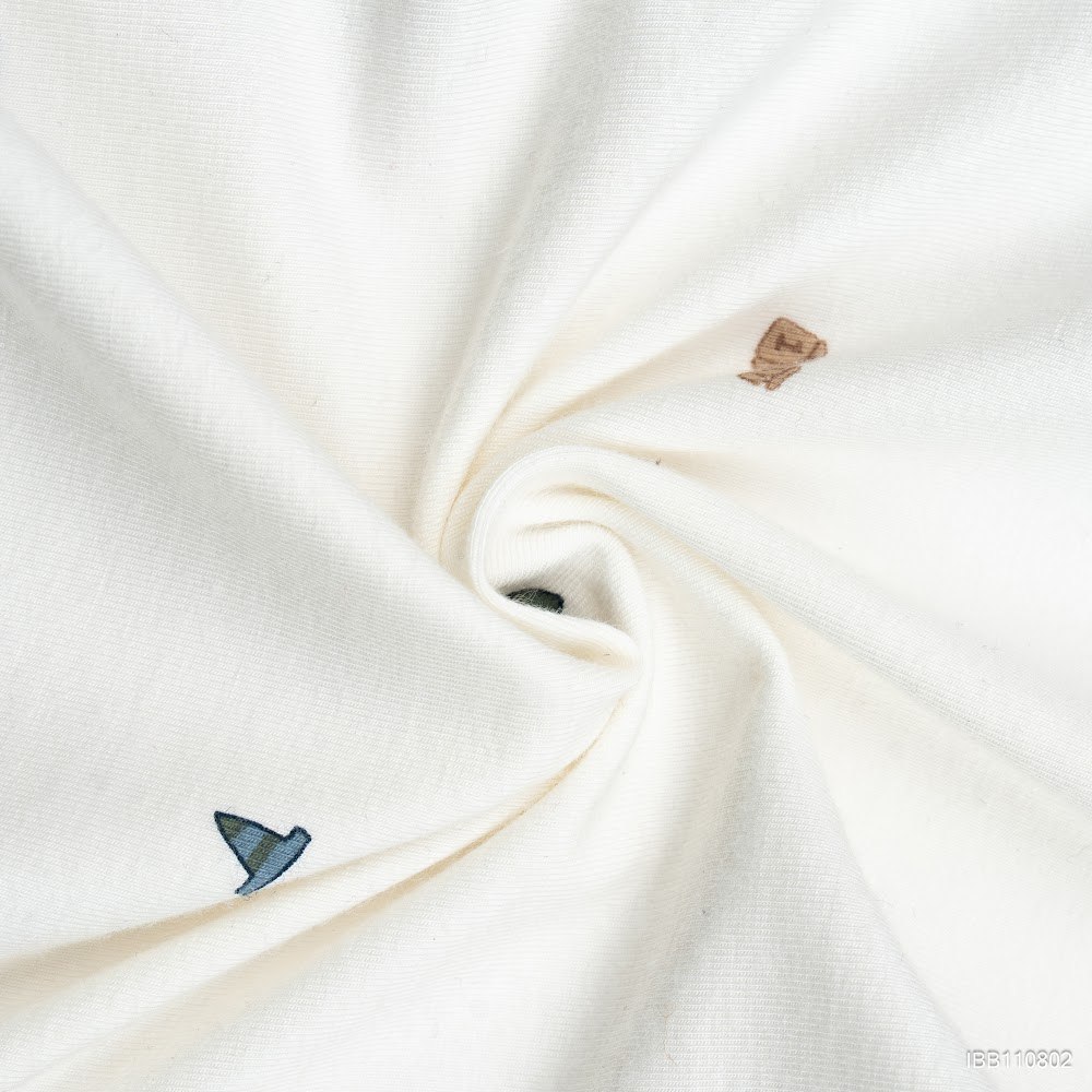 BU Baby (0M-9M) Bộ dài tay cài chéo Little Car BU Bamboo IBB110802 | Body sơ sinh chính hãng