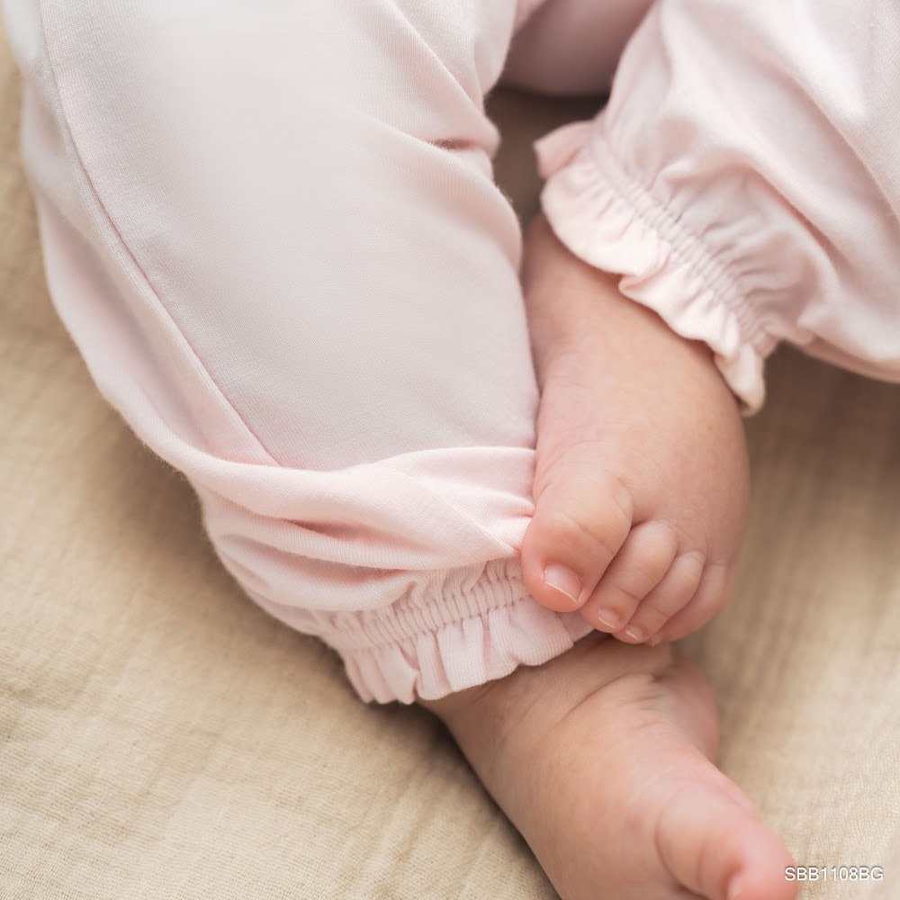 BU Baby (0M-9M) Bộ dài tay, ngắn tay cài chéo bé gái Little Car Bamboo SBB1108BG | Quần áo sơ sinh chính hãng