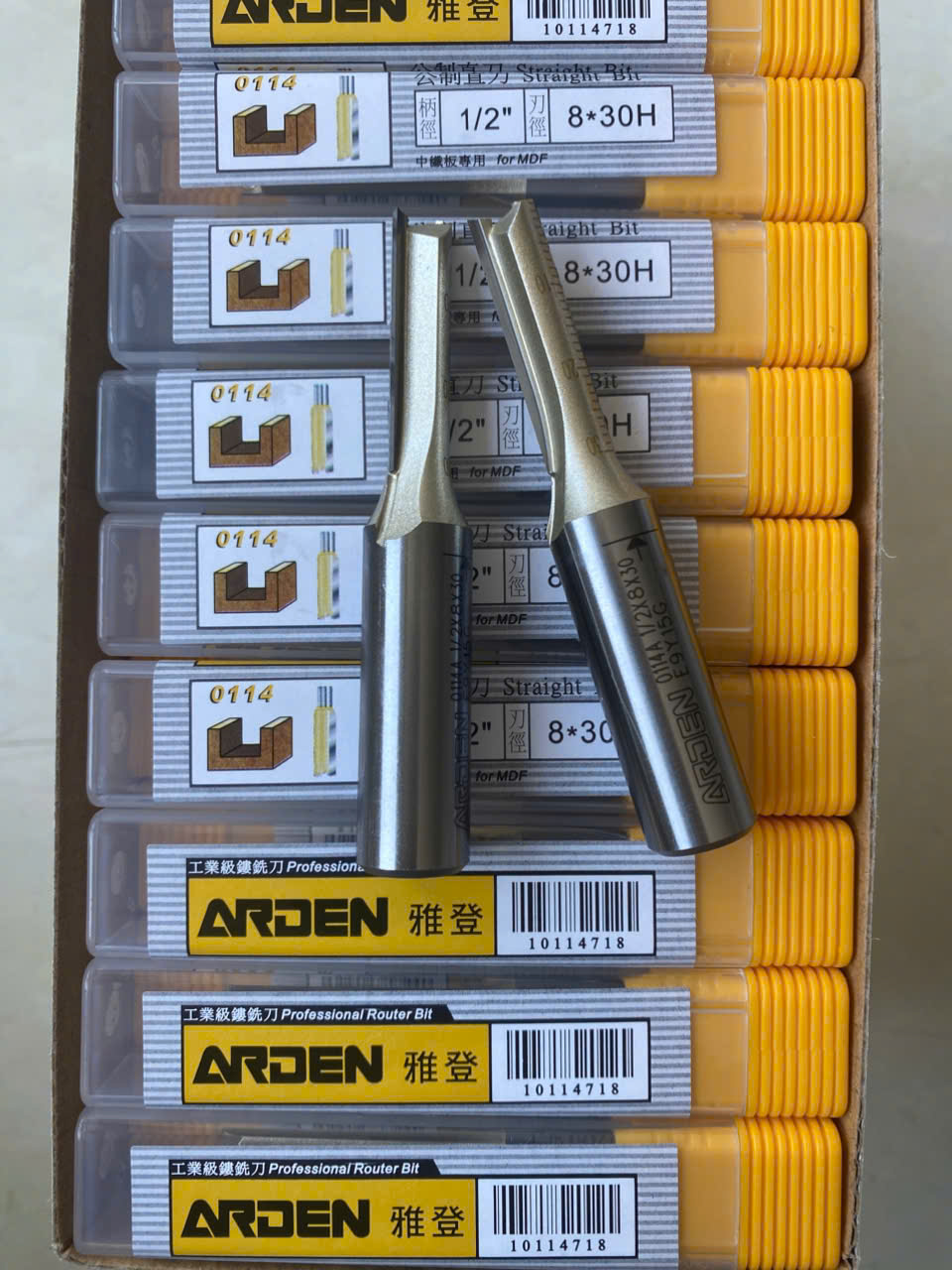 Dao phay thẳng Adren 1/2x8x30 (2T)