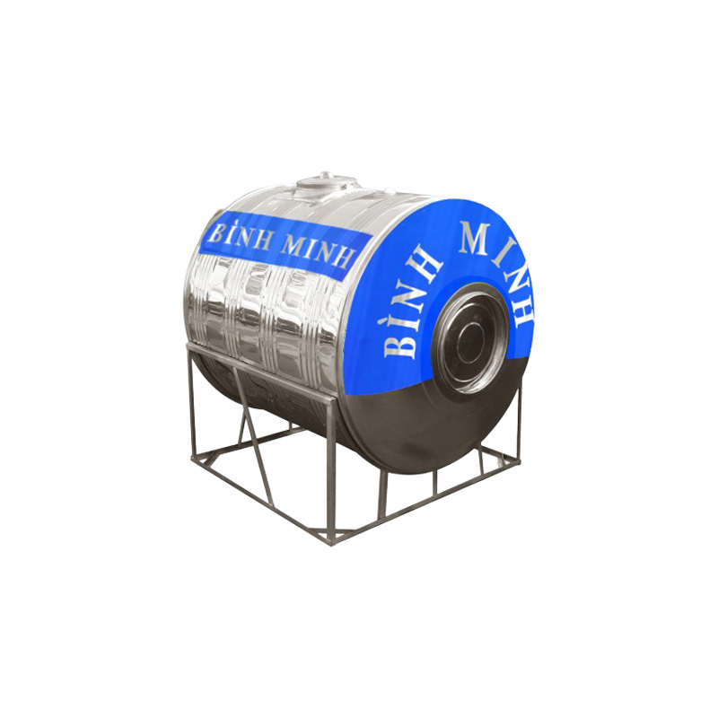 Bồn Chứa Nước Nằm Bình Minh Inox 304