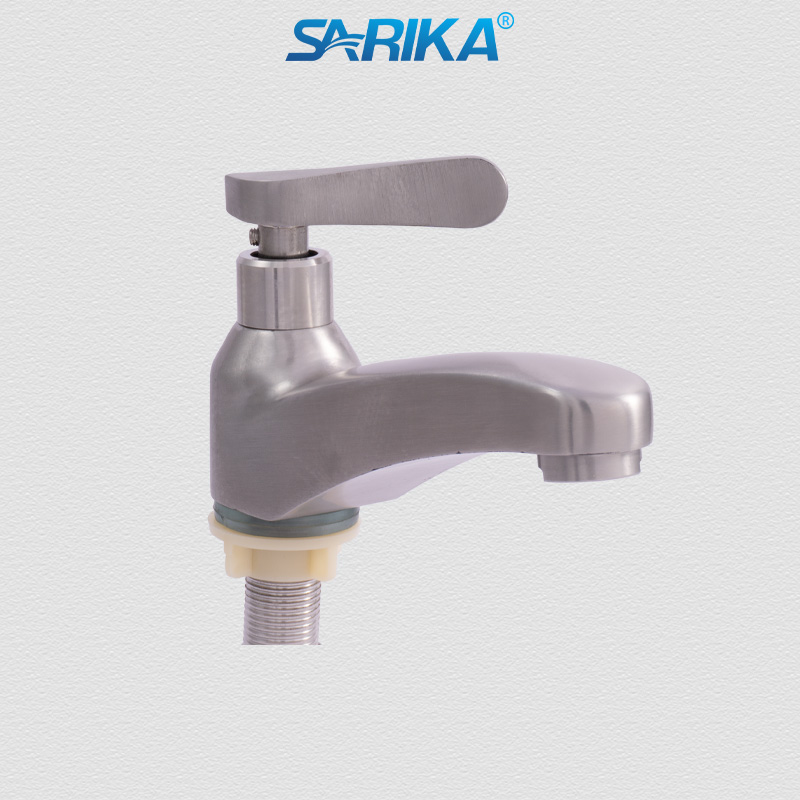 Vòi Lavabo Lạnh SARIKA® SR502 Chất Liệu Inox 304