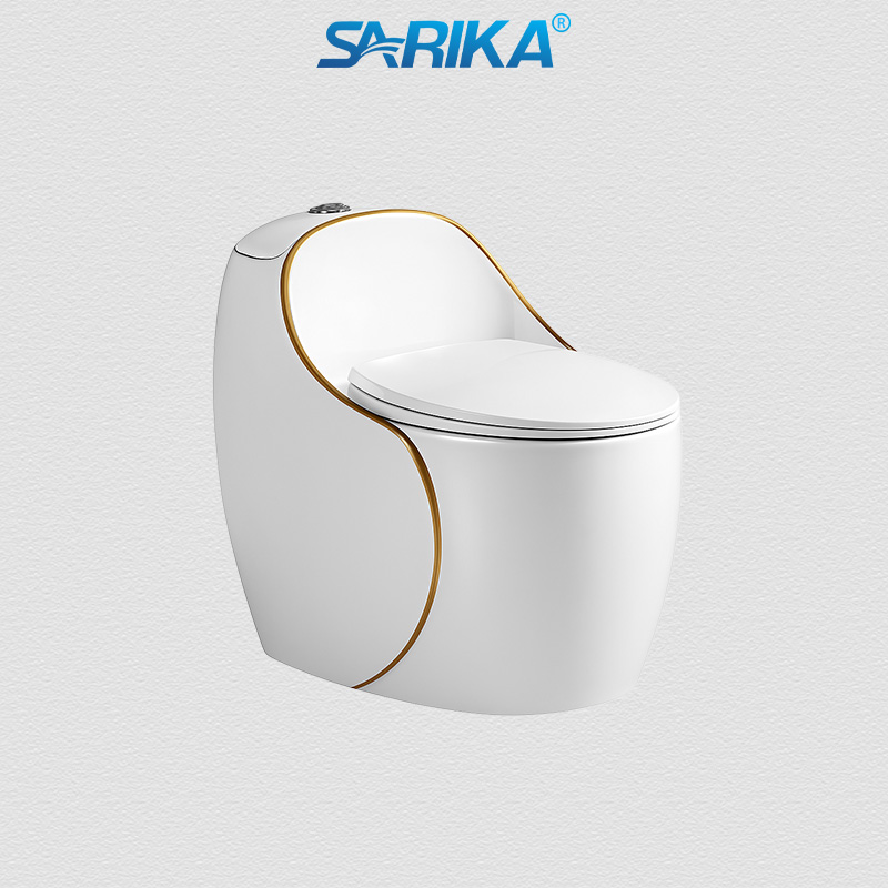 Bồn Cầu Liền Khối SARIKA® C10 Men Sứ Tuyết