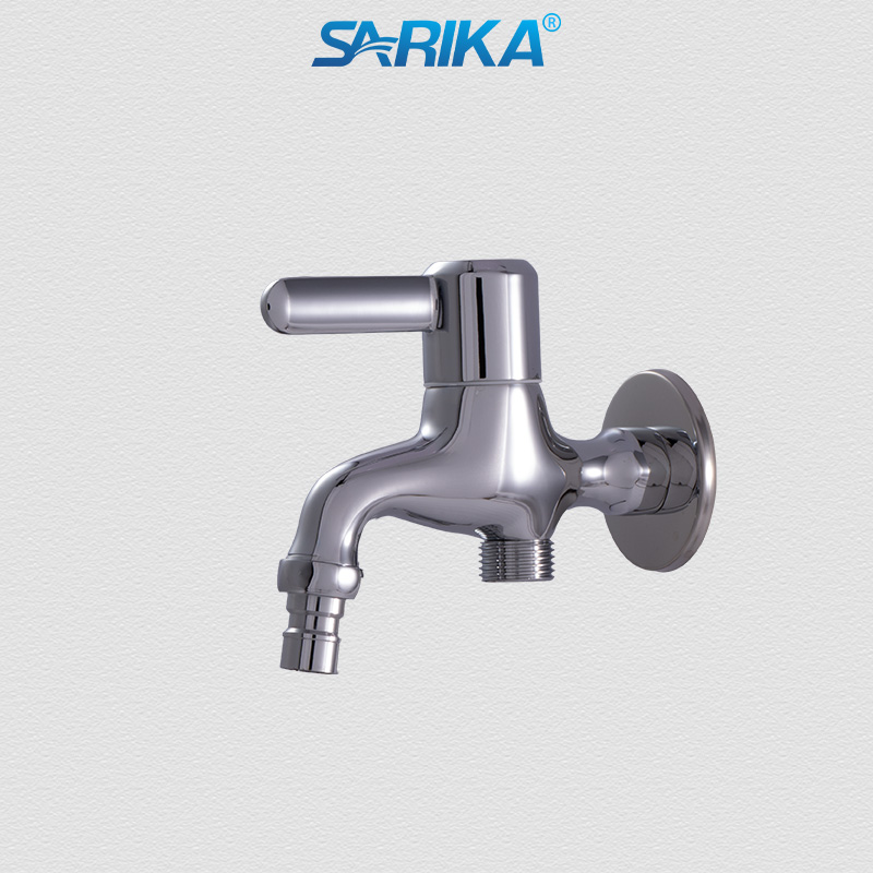 Vòi Hồ SARIKA® SR602 Đồng Thau Mạ Crom 2 Đường Nước