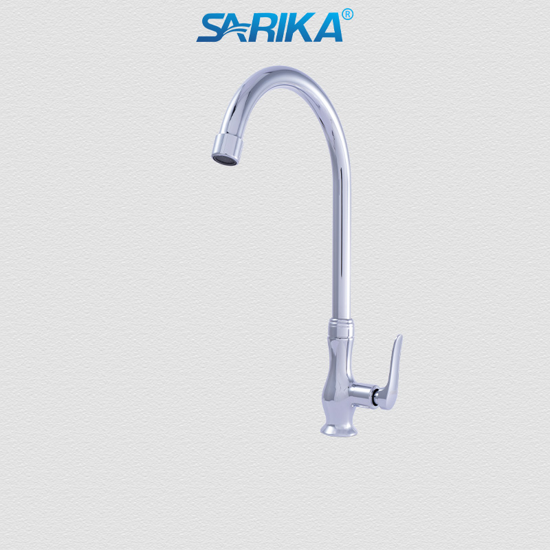 Vòi Rửa Chén Lạnh SARIKA® SR417 Đồng Thau Mạ Crom