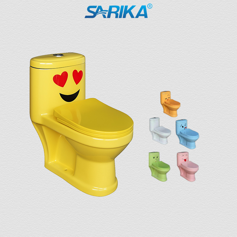 Bồn Cầu Liền Khối Dành Cho Trẻ Em SARIKA® C16 Men Sứ