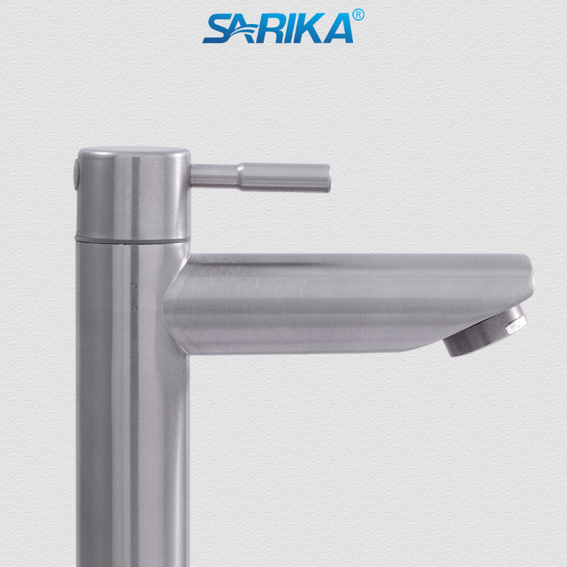 Vòi Lavabo Lạnh SARIKA® SR501 Chất Liệu Inox 304