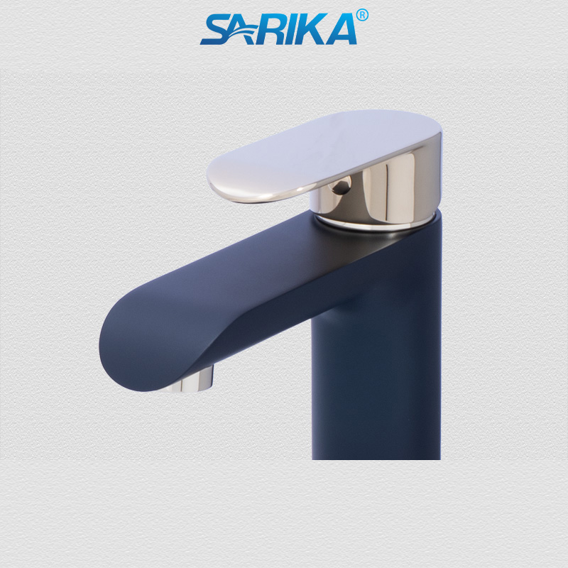 Vòi Lavabo Nóng Lạnh SARIKA® SR225 Đồng Thau Mạ Crom