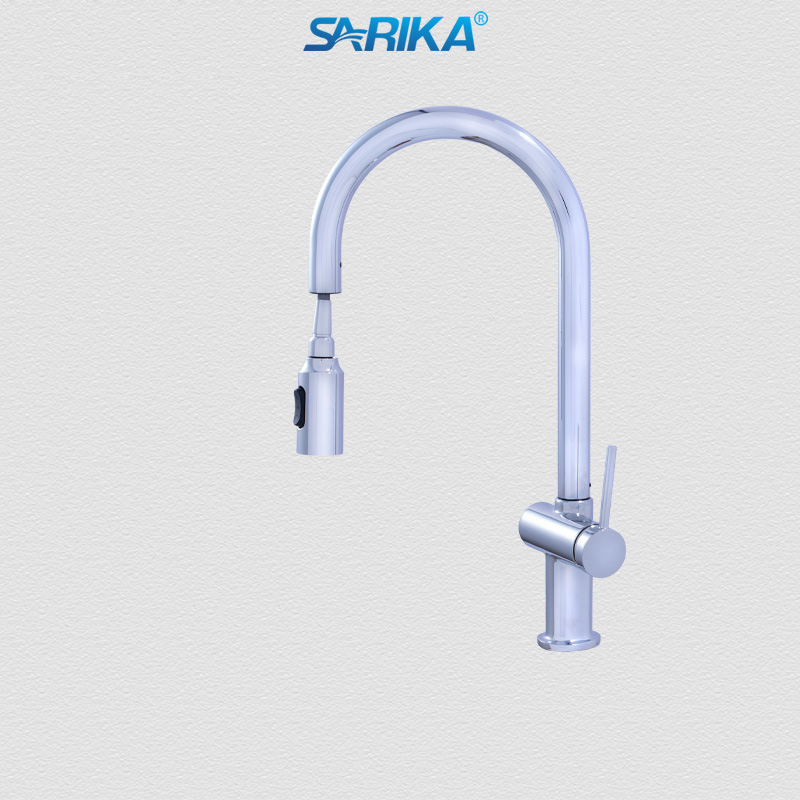 Vòi Rửa Chén Nóng Lạnh SARIKA® SR333 Đồng Thau Mạ Crom