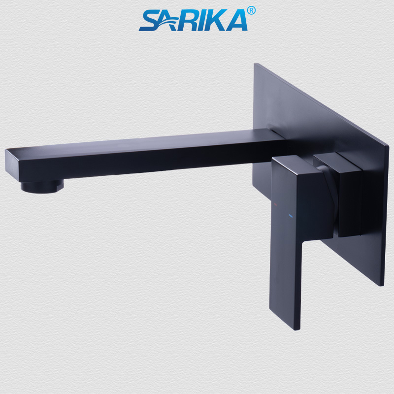 Vòi Lavabo Âm Tường Nóng Lạnh SARIKA® SR229 Đồng Thau Mạ Crom
