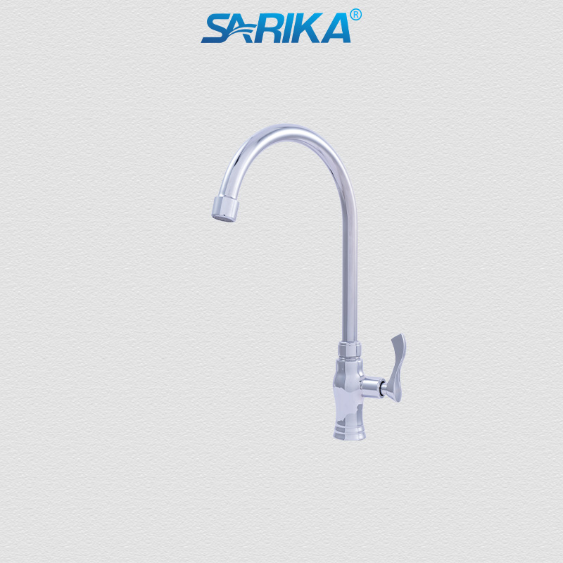 Vòi Rửa Chén Lạnh SARIKA® SR407 Đồng Thau Mạ Crom