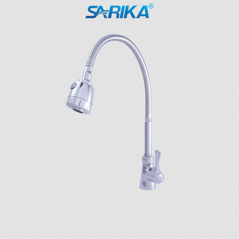 Vòi Rửa Chén Lạnh SARIKA® SR414 Đồng Thau Mạ Crom