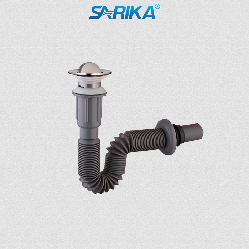 Xả Lavabo Ruột Gà Lật Và Nhấn SARIKA® X05