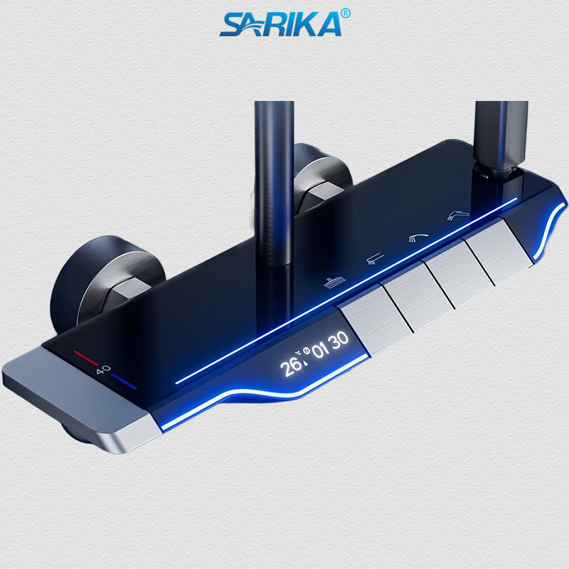 Sen Cây Phím Đàn Nóng Lạnh SARIKA® SR035 Đồng Thau Mạ Crom