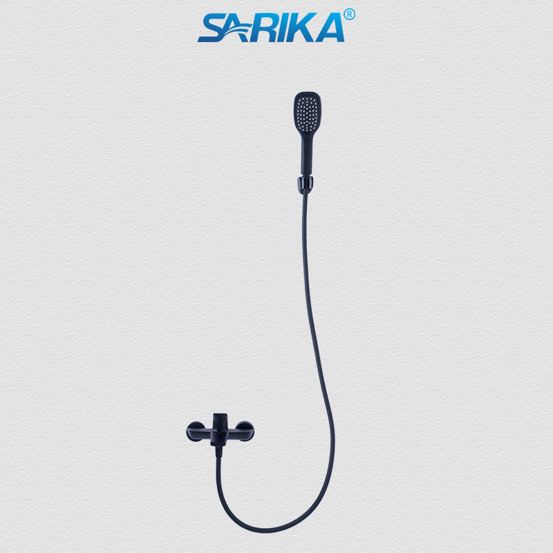Sen Tắm Nóng Lạnh SARIKA® SR115 Đồng Thau Mạ Crom Đen