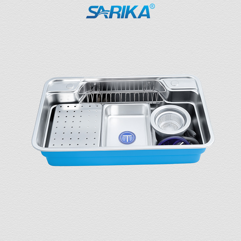Chậu Rửa Chén SARIKA® CR07 Inox 304 Khuyết