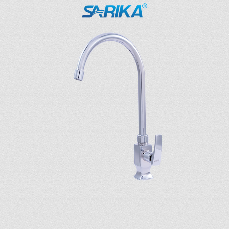 Vòi Rửa Chén Lạnh SARIKA® SR413 Đồng Thau Mạ Crom