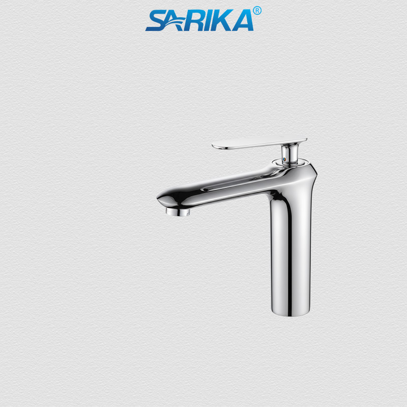 Vòi Lavabo Nóng Lạnh SARIKA® SR224 Đồng Thau Mạ Crom